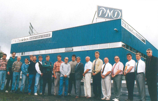 PM Danielsens avdeling for kontormøbler og kontormaskiner høsten 1993.
